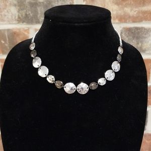 Black and Silver Chain Necklace